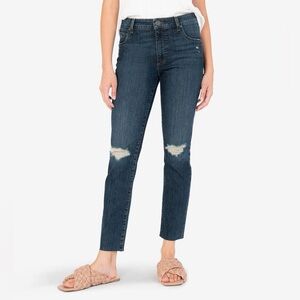 Kut from the Kloth Reese High Rise Fab Ab Ankle Straight Jeans